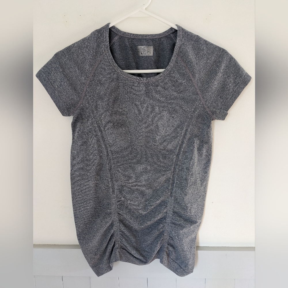 Athleta workout shirt grey size small